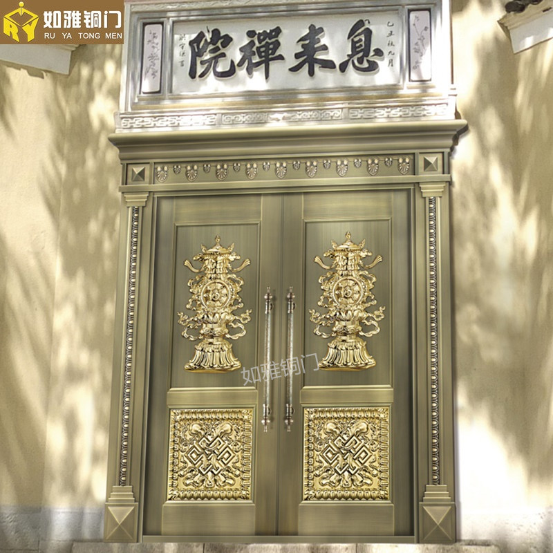 黄埔商铺铜门,铜门加工,铜门订做