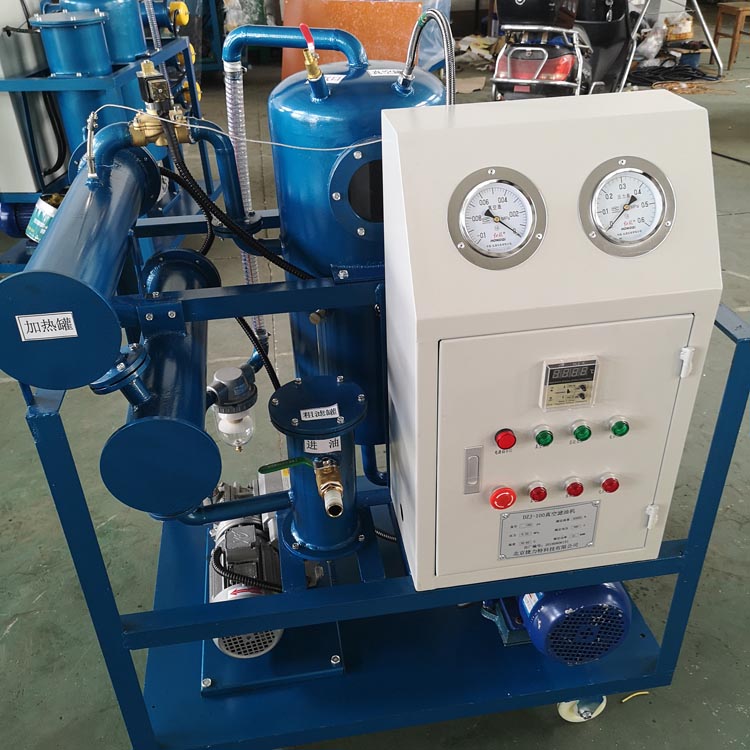 一级承装(修、试)真空滤油机净油能力6000L/h,真空度<60pa绝缘油气施工设备
