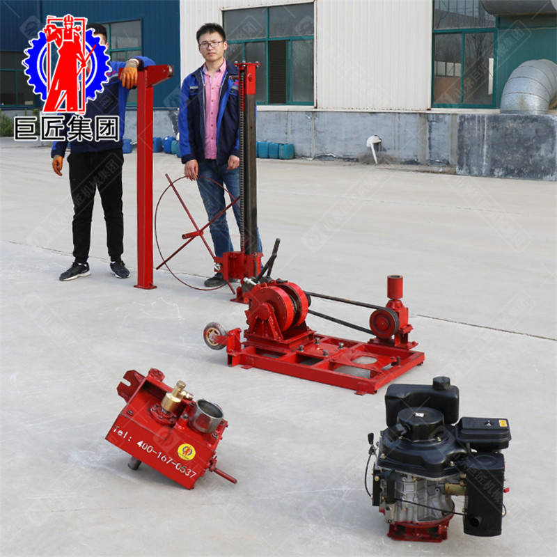 地质勘探钻机QZ-3可做标贯取样钻机轻便可拆解