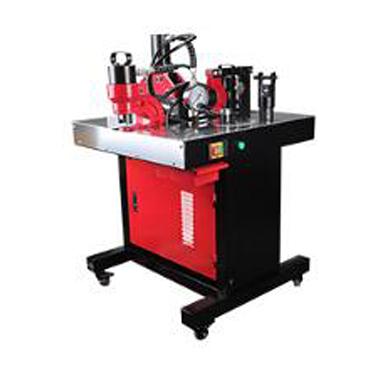 电力专用工具小型液压冲孔切断折弯机dhy-200 液压母线加工机