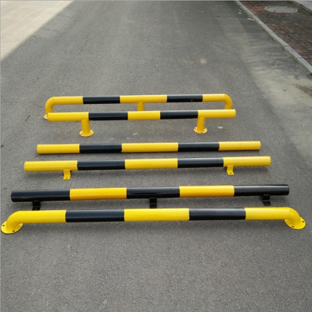 车位新型碳钢挡车器定位器车轮限位器阻车止退器钢管挡车杆