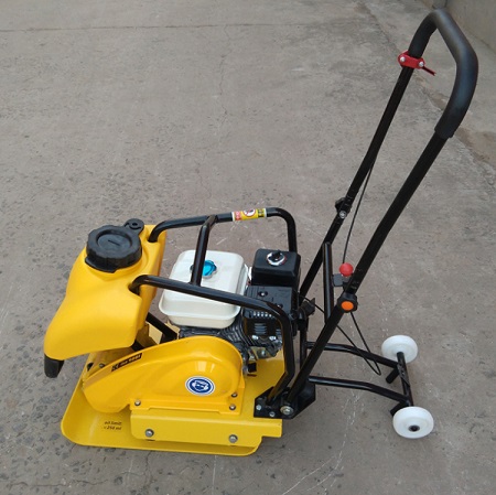 平板夯沥青路面夯实机汽油平板夯小型打夯机振动打夯机震动平板夯