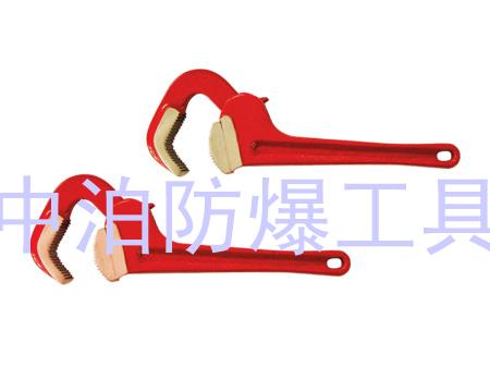 河北厂家直供桥防牌防爆弯管钳,斜管钳,快抓管钳