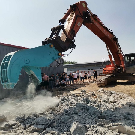 拆迁挖掘机破碎器 液压粉碎钳 楼房液压拆迁钳 强力粉碎