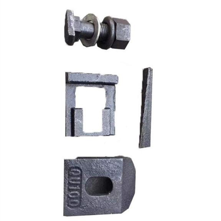 铸钢压轨器 铁路专用焊接型压轨器 焊接式轨道压轨器工矿配件