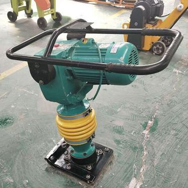 电动冲击夯电动打夯机小型路面压实机夯土机打夯机震动夯