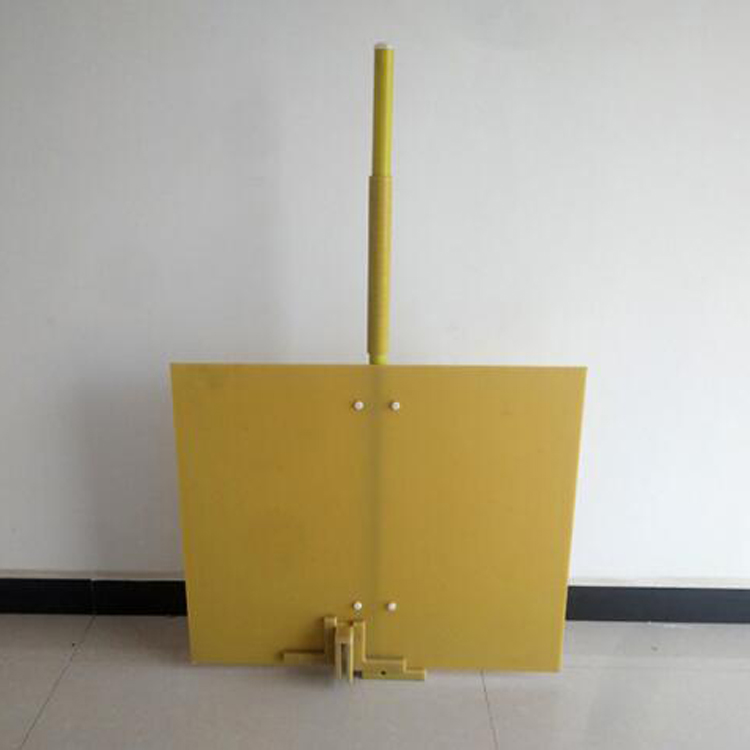 带螺旋手柄式绝缘挡板 高压防触电绝缘板电气操作防护挡板