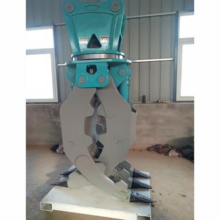 供应挖掘机单缸旋转抓木器 双缸抓石器 抓钢机