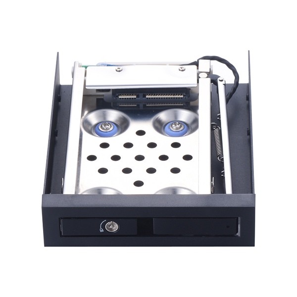 Unestech ST2514 车载防震2.5寸软驱位SATA免工具内置硬盘抽取盒