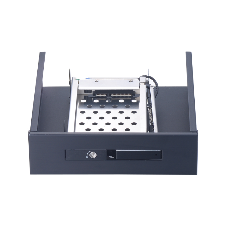 Unestech ST5514 铝合金2.5寸光驱位SATA免工具内置硬盘抽取盒