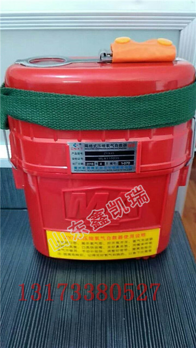 批发ZYX45压缩氧自救器,隔绝式压缩氧自救器特点