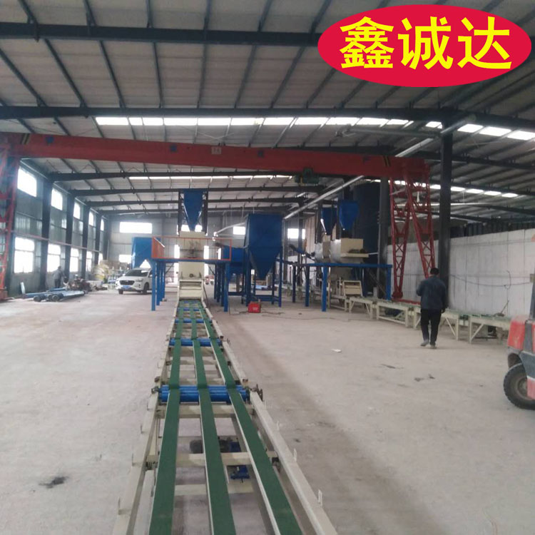 鑫诚达fs免拆自保温建筑模板设备 fs砂浆复合生产线 行情
