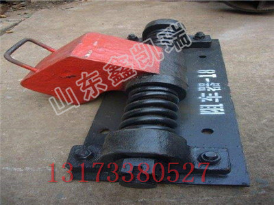 陕西单轨手动阻车器,24kg矿用阻车器结构