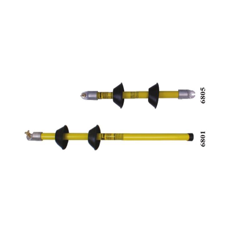 带电作业6804单节式防雨环氧树脂缘操作杆6812延长绝缘杆