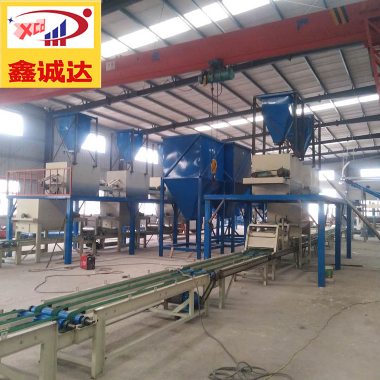 鑫诚达Fs自保温复合免拆外建筑模板设备图片