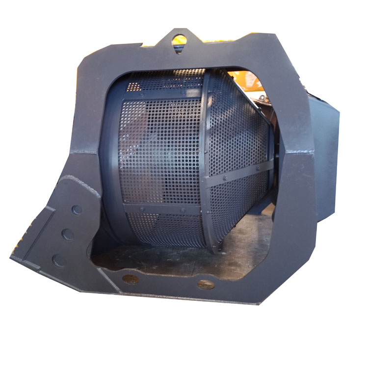 沙石分离设备GS-45钩机滚筒筛挖掘机液压旋转滚筒筛分斗