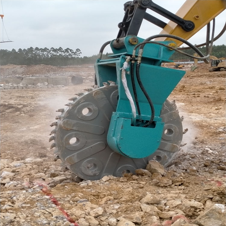 YETR-1岩石路面开沟机轮盘式开槽机拖拉机后置悬挂开沟机