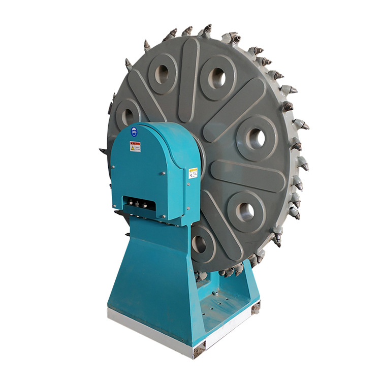 拖拉机后置悬挂开沟机YETR-3岩石开槽机20-27T 轮式锯齿开沟机