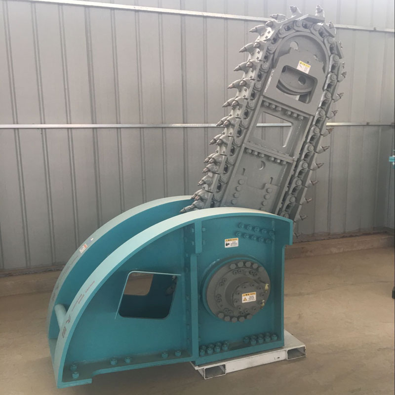 厂家销售轨道式合金锯齿链条岩石锯YLJ -4前置链式开山锯