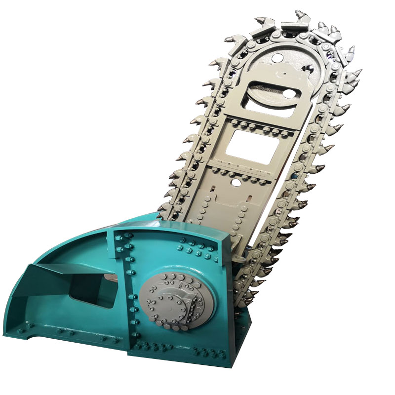 挖掘机液压链条式岩石锯链式液压切割锯链条式开沟机