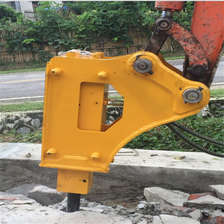 ZS-125高频震动破碎锤高频凿岩炮头31-35T液压炮锤岩石锤