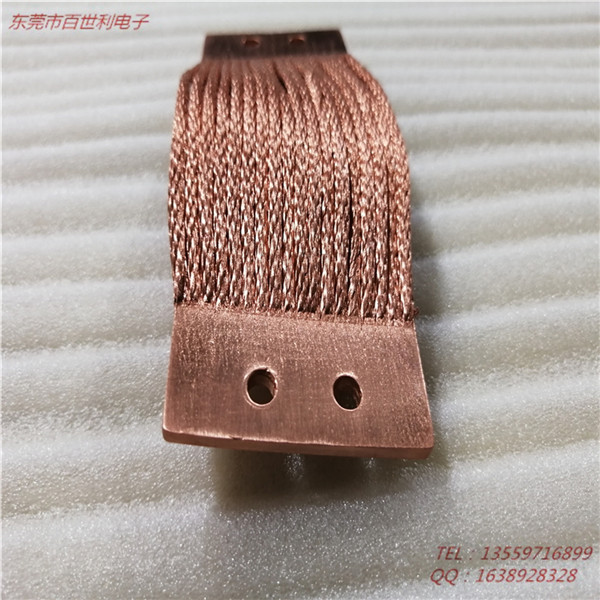 熔压铜绞线软连接厂家一体化端子软连接铜绞线