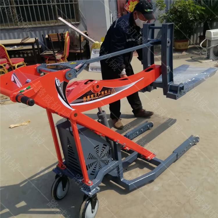 手推式电动液压叉车 电动液压叉车 全自动升降堆高车热销
