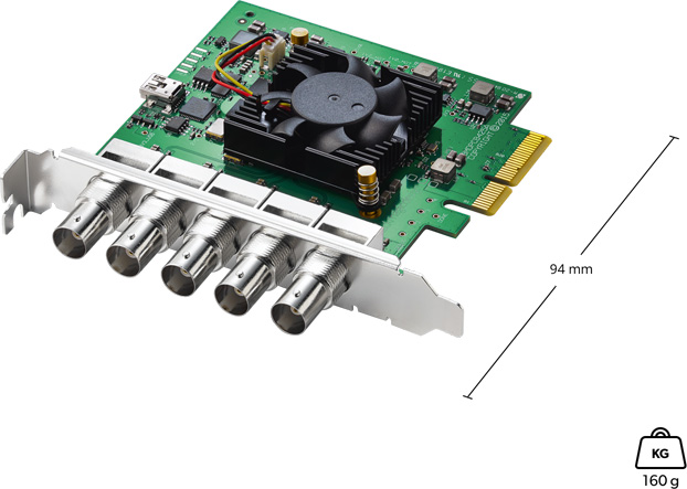 BMD DeckLink Duo 2 3G-SDI接口的采集和输出卡(RMB 3,950)