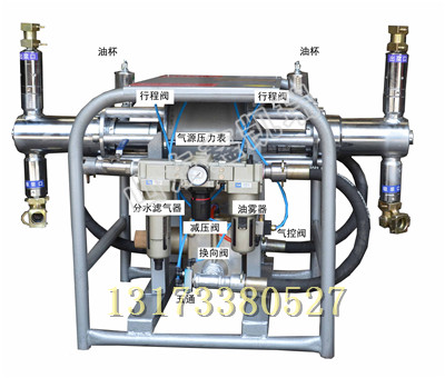 气动 2ZBQ50/4双缸注浆泵价格,双液注浆泵配件