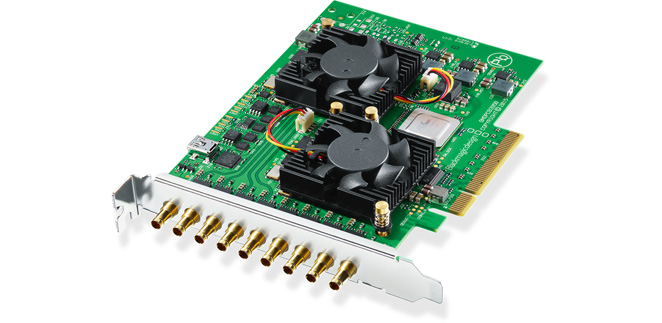 BMD DeckLink Quad 2 采集输出通道合而为一(RMB 7,950)