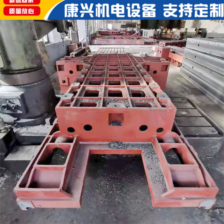 供应机床底座立柱横梁 树脂砂机床箱体铸件 各种设备铸件HT300厂家定制加工