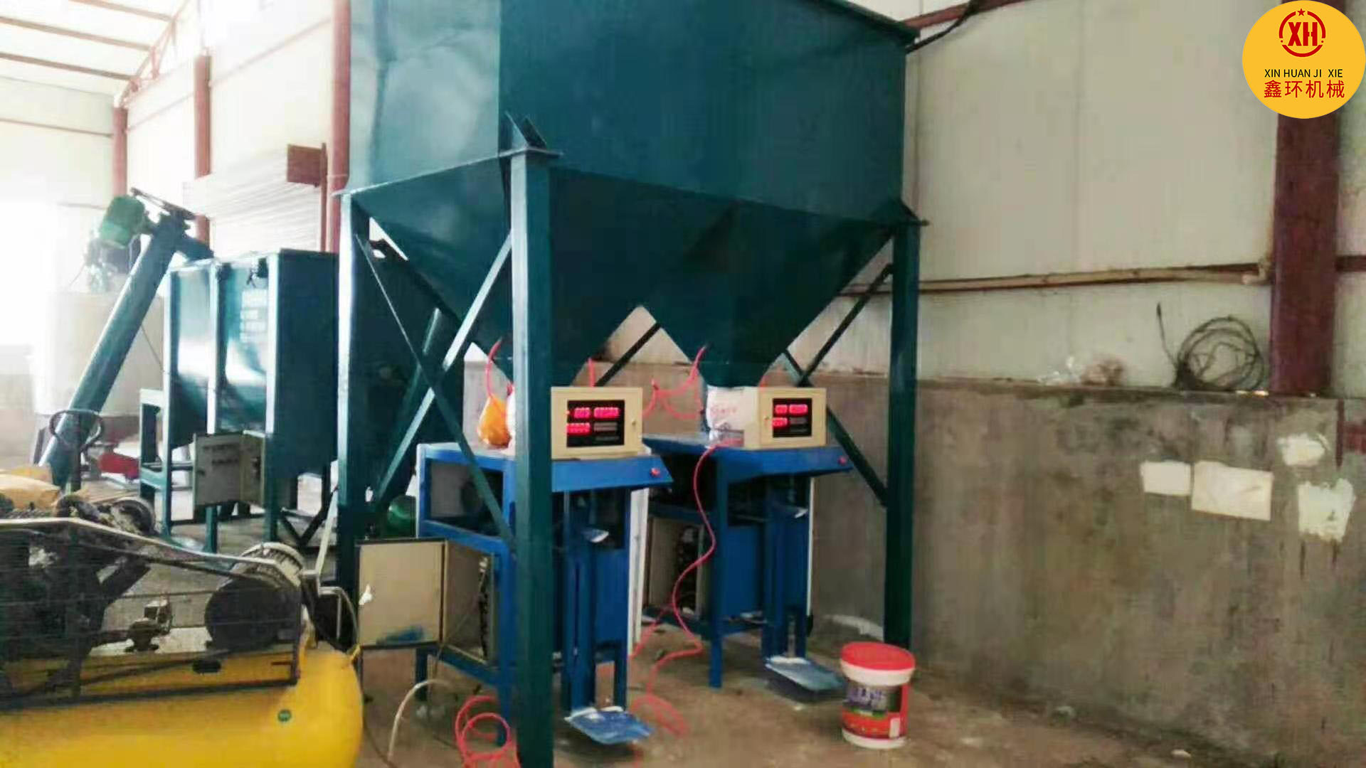 云南 宁津鑫环干混砂浆设备 使用范围广 操作工人3-6人即可