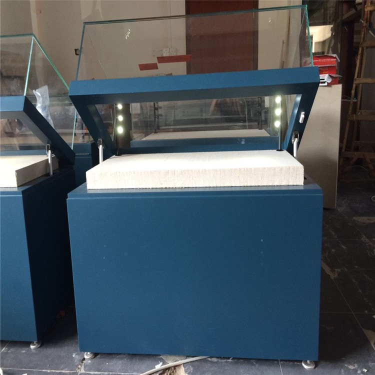 定制液压掀起式博物馆展柜厂家-博物馆掀开展柜制作公司