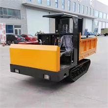 工程自卸搬运履带运输车 链轨式自卸翻斗车履带式 5吨工程履带运输车出售