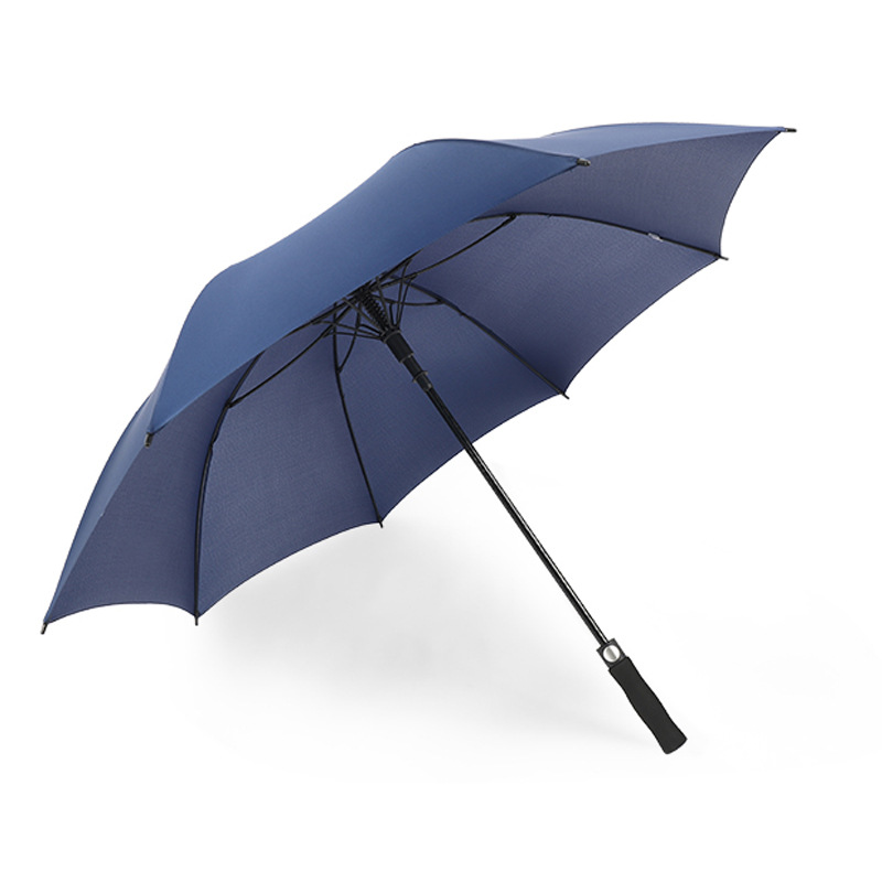 防汛救灾物资自动直柄雨伞防雨加厚遮阳伞加固双骨直柄伞