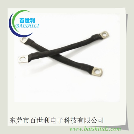 百世利提供接地铜软绞线,裸铜/镀锡铜绞线法兰跨接线