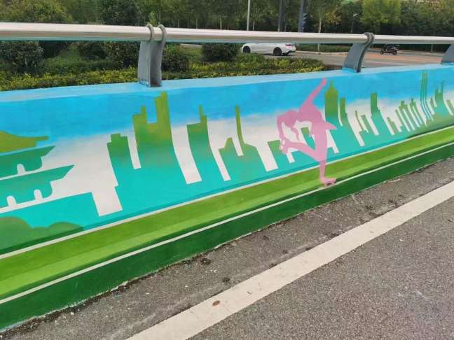 武汉墙体画画手绘墙画施工方法