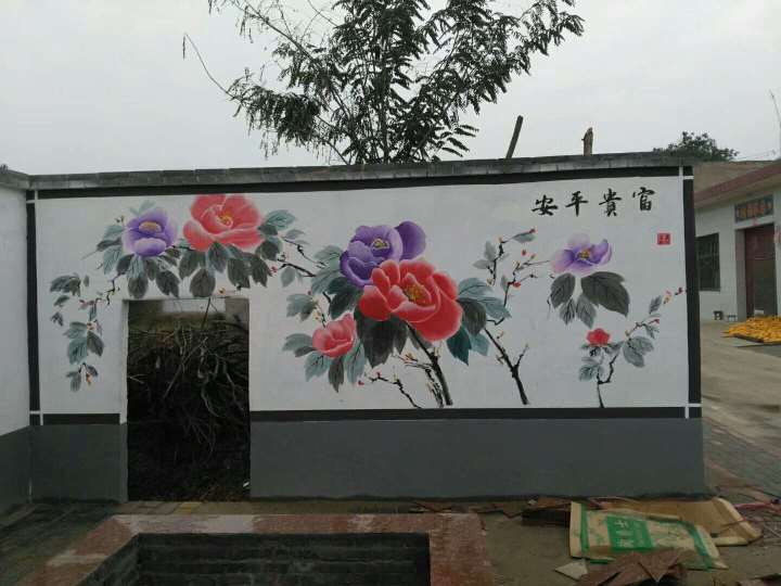 荆门墙绘,荆门手绘立体画制作服务好