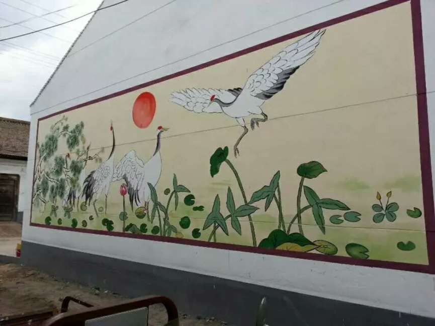 双鸭山墙体彩绘,双鸭山手绘墙画技术报价合理