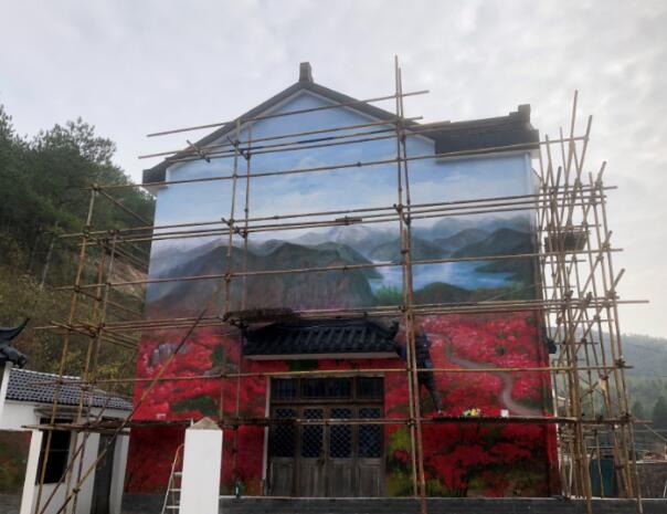 眉山市室外墙体彩绘,眉山3d立体墙画服务