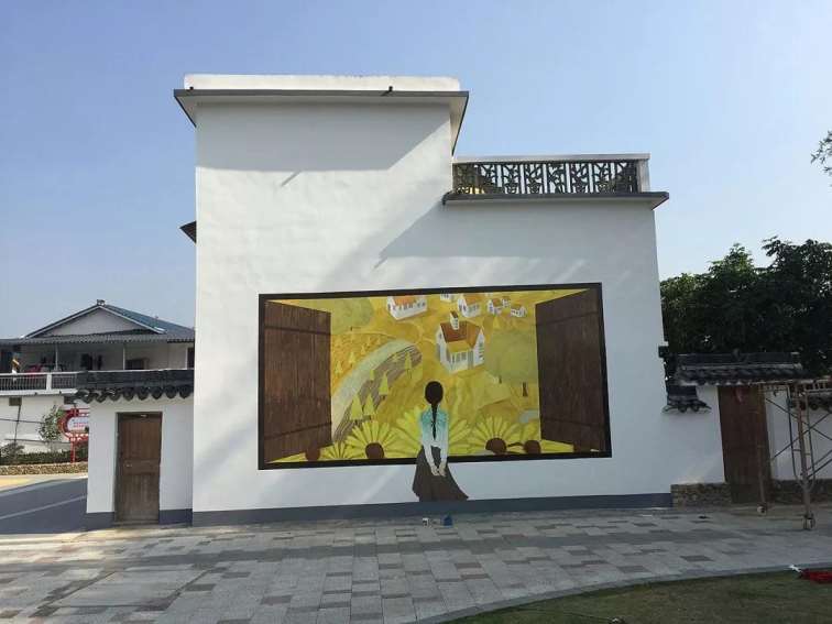 楚雄墙体彩绘定制 楚雄乡村墙画 楚雄涂鸦墙绘