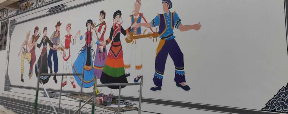 保山墙体彩绘价钱 保山手绘壁画 保山涂鸦墙绘