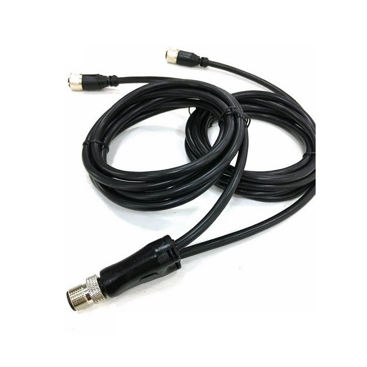 科迎法电气A型M12-4针连接器,Y型M12串体式连接器