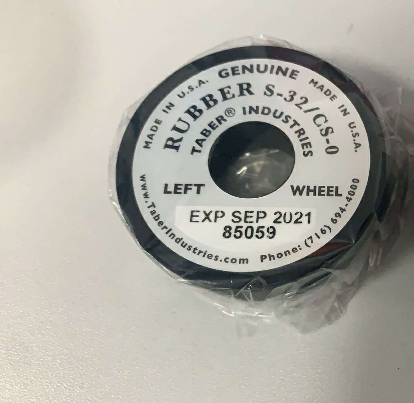 TABER,TABER耐磨橡胶轮S-32/CS-0 59386